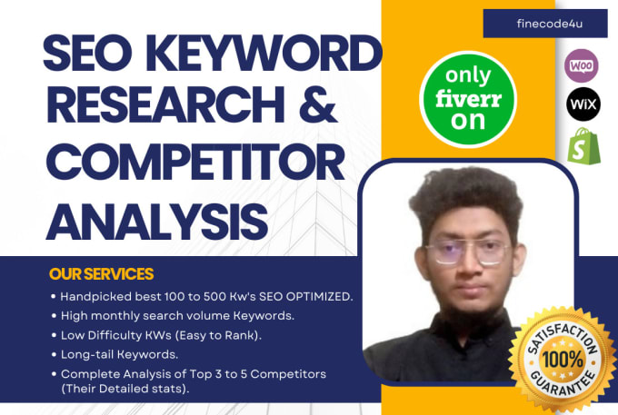 Gig Preview - Do profitable keyword research for SEO and competitor analysis