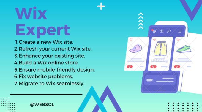 Gig Preview - Design or redesign wix website  or wix online store