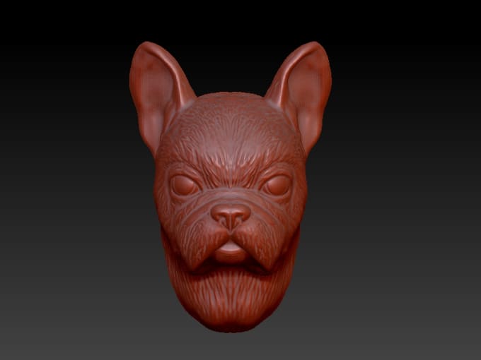 Gig Preview - Create a portrait of your pets face for 3d printing