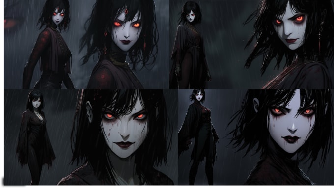 Gig Preview - Create manga horror and creepy imagery for rpgs etc