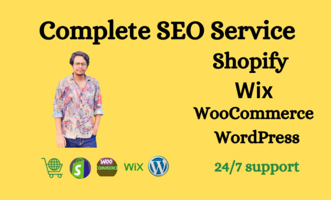 Gig Preview - Do complete SEO on shopify and woocommerce websites to increase sales