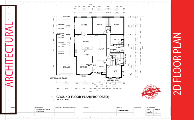 Gig Preview - Provide architectural full set drawing and stamp for USA city permit