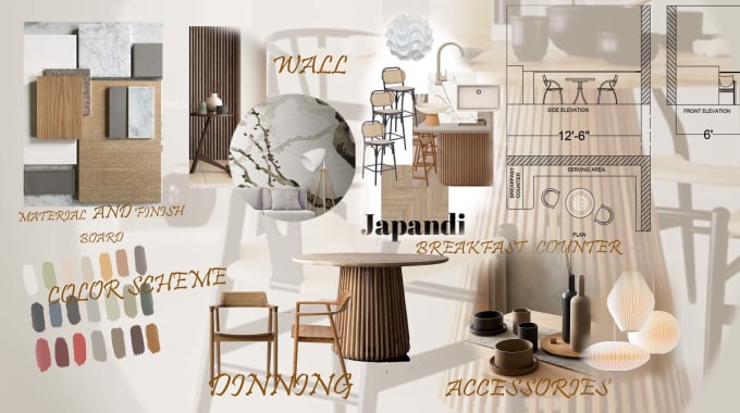 Bestseller - do professional mood board for your space and brand