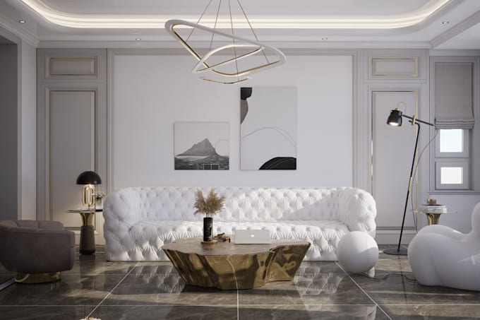 Bestseller - 3d render luxury interior design projects