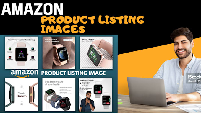 Gig Preview - Amazon product photos maker and product retouching