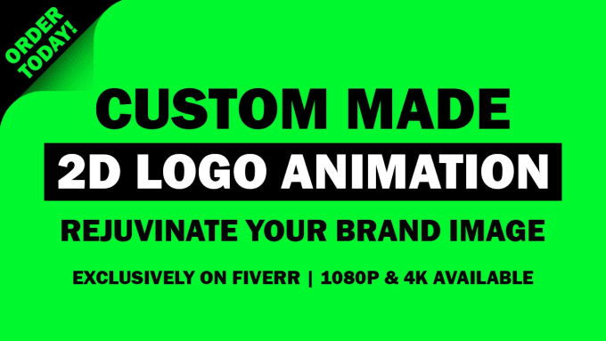 Gig Preview - Create professional 2d custom logo animation design