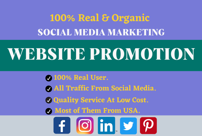 Bestseller - do social media marketing website, business, app or any link promotion