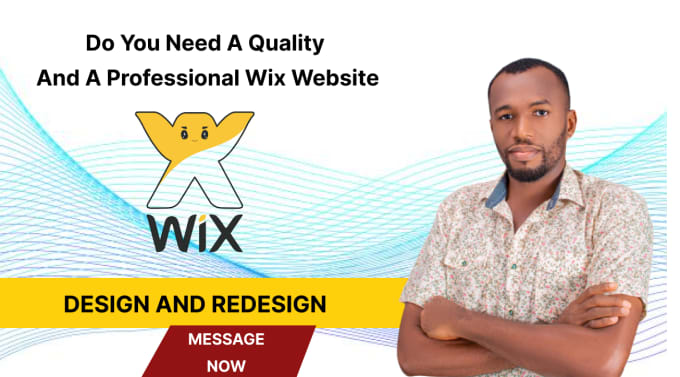 Gig Preview - Design wix website design redesign wix website design