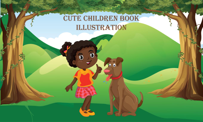 Gig Preview - Design eye catching children story book illustrations