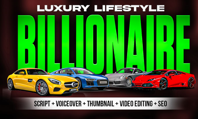 Gig Preview - Make automated luxury or lifestyle cash cow youtube videos