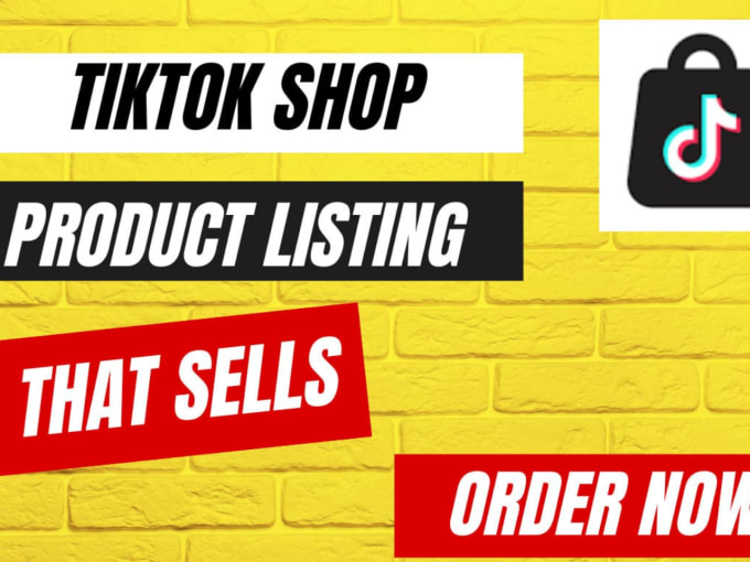 Gig Preview - List your products on tiktok shop hunting