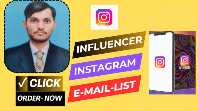 Gig Preview - Find best instagram influencer list