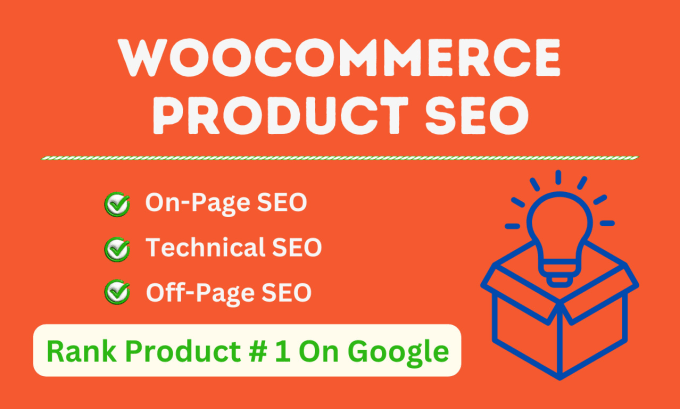 Gig Preview - Do woocommerce SEO to optimize your store