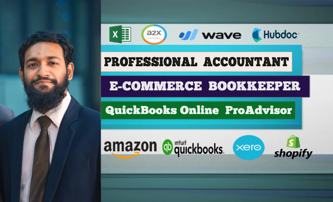 Gig Preview - Do ecommerce bookkeeping for amazon shopify in quickbooks and xero