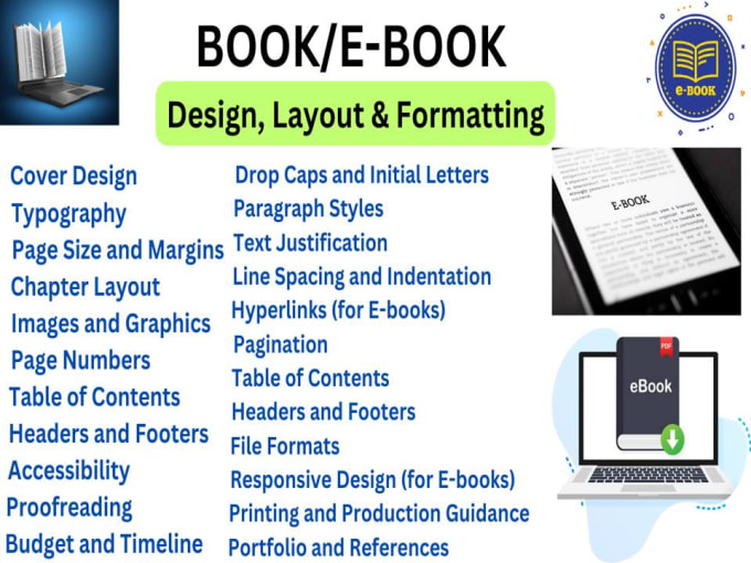 Gig Preview - Do professional book layout design and formatting