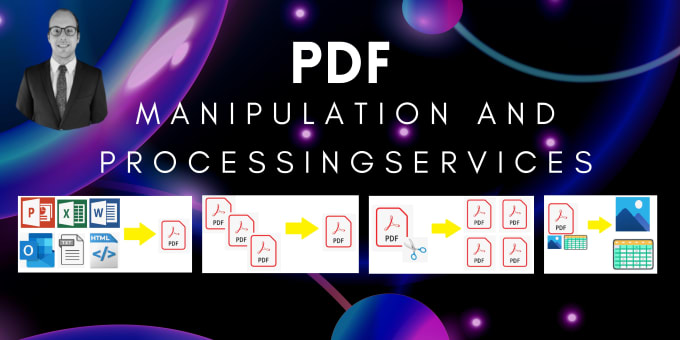 Gig Preview - Do PDF processing, merge, split, extract tables, images and convert to PDF