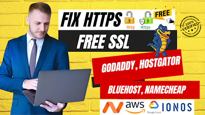 Gig Preview - Fix http to https install ssl fix 500 internal server error in 1hr