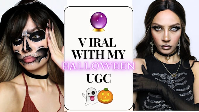 Gig Preview - Make your halloween content go viral with my ugcs