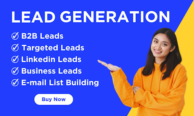 Gig Preview - Do b2b lead generation, targeted leads, and linkedin leads