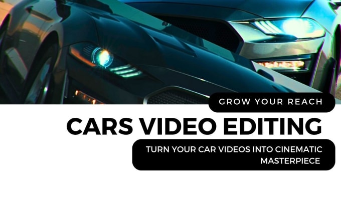 Bestseller - edit you car videos into cinematic masterpiece