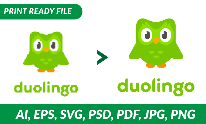 Gig Preview - Do redesign, retouch, and logo to ai, eps, svg, PSD, png, jpg