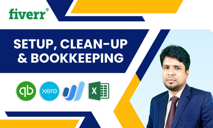 Gig Preview - Setup, clean up, and bookkeeping in quickbooks online