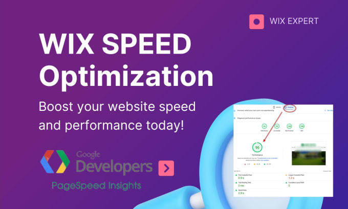 Gig Preview - Boost your wix website performance and speed within 24 hours