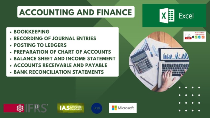 Gig Preview - Do excel bookkeeping and accounting for your business