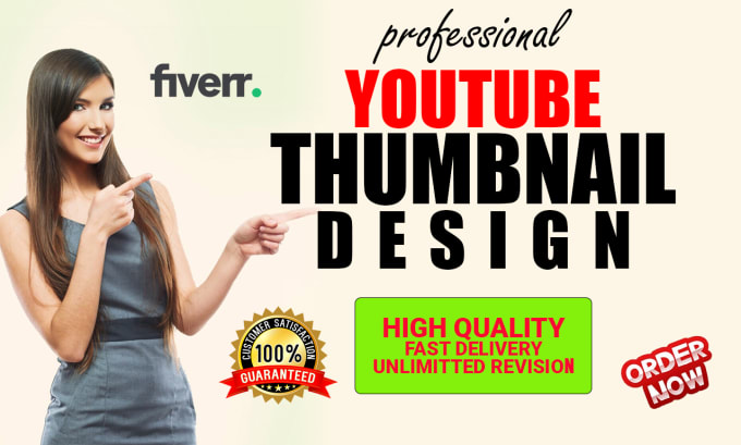 Gig Preview - Create attractive an eye catchy youtube thumbnail design