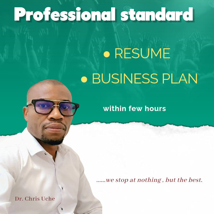 Gig Preview - Deliver a professional standard resume services in for you in 24 hours