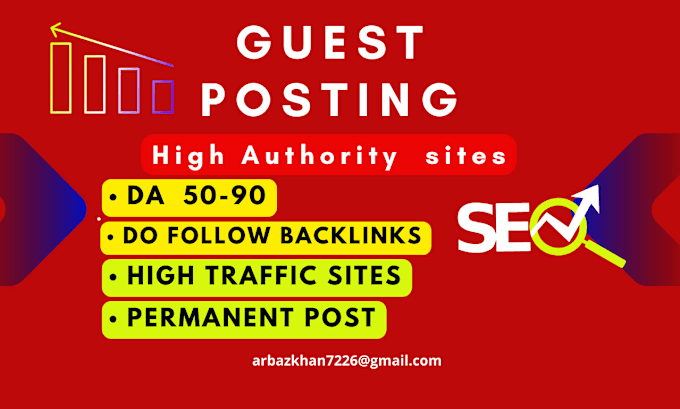 Bestseller - create high da guest post with dofollow backlinks on high traffic sites