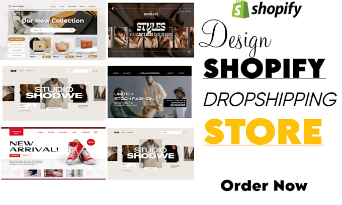 Gig Preview - Build, design 6,7 figure,shopify dropshipping store or one product for ecommerce