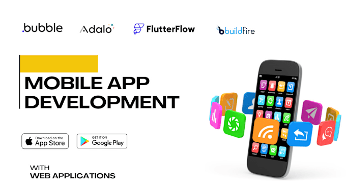 Gig Preview - Develop IOS app android mobile app bubble io web app adalo buildfire flutterflow