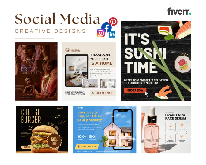 Gig Preview - Design creative social media posts, instagram, facebook, google banner ads