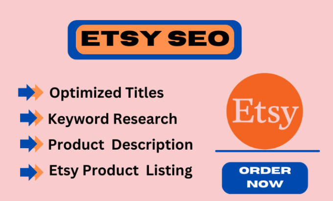 Gig Preview - Improve your etsy store SEO by researching, writing etsy hot tags, and listing