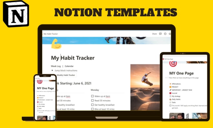 Gig Preview - Build the perfect notion workspace, notion database for your life and business