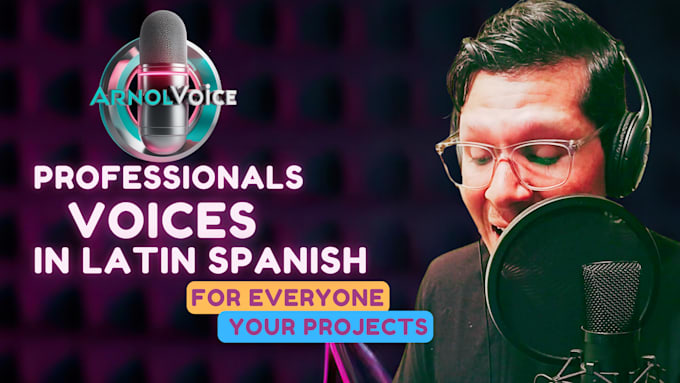 Gig Preview - Voice in latin spanish for your audio book