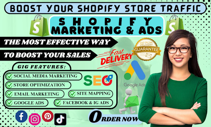 Bestseller - shopify marketing, sales marketing, store promotion, shopify sales, google ads