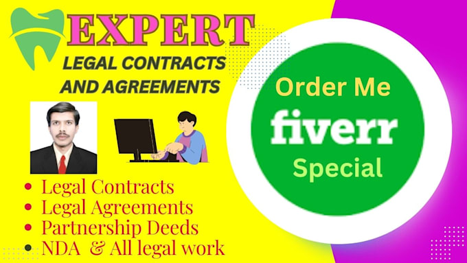 Gig Preview - Professional legal contracts and agreements writing service custom document