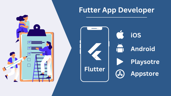 Gig Preview - Flutter developer figma to flutter apis firebase ui hybrid reskin fix bugs