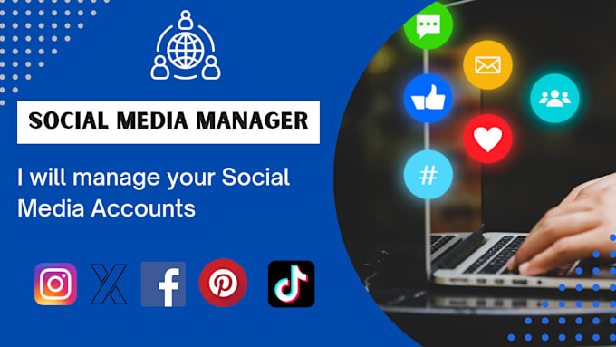 Gig Preview - Be your social media manager and content creator