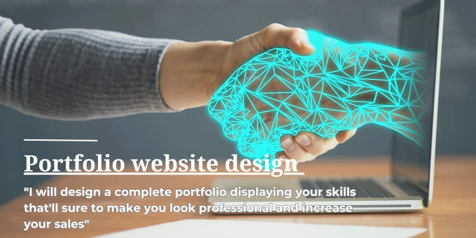 Gig Preview - Craft a stunning portfolio website that showcases your work professionally