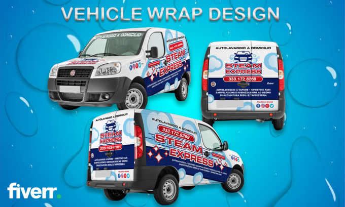 Gig Preview - Do professional, unique vehicle wrap, car, van wrap design