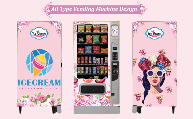 Gig Preview - Do vending machine design and creative vending machine wrap design