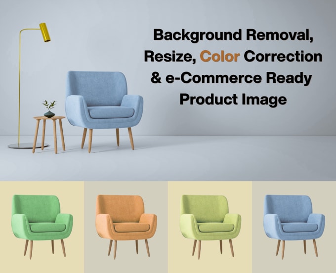 Gig Preview - Do ecommerce image editing, background remove, color correction, clipping path