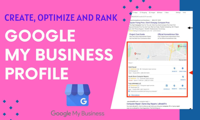 Gig Preview - Create google my business profile and optimize it