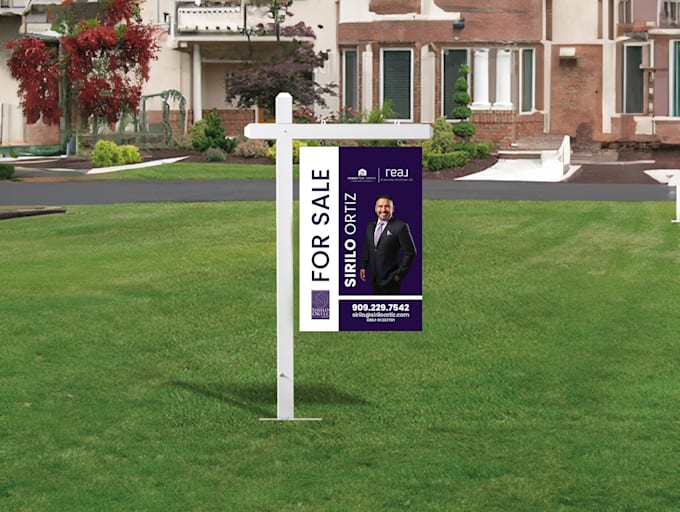 Gig Preview - Do yard sign, open house, for sale, real estate sign design