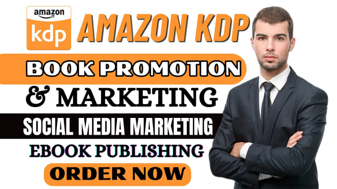 Gig Preview - Amazon book promotion ebook marketing children book promotion amazon kdp journal