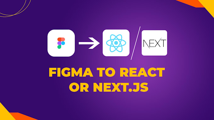 Gig Preview - Convert figma to react or figma to nextjs