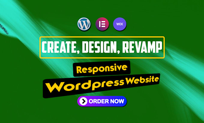 Gig Preview - Create wordpress website design,clone,revamp or landing page